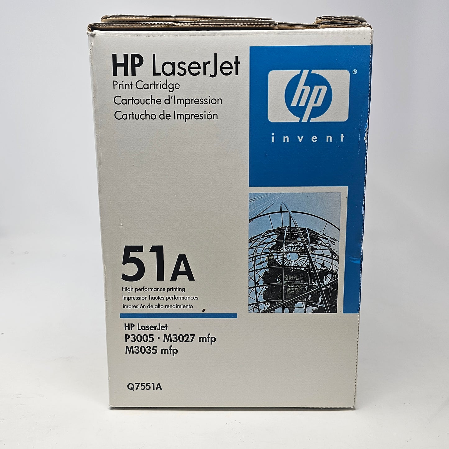 New HP LaserJet 51A Toner Cartridge Q7551A
