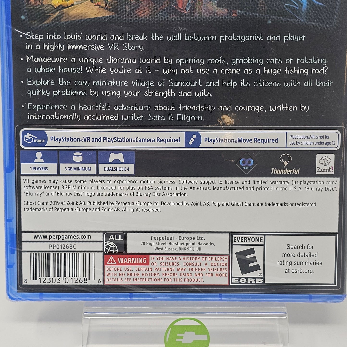 New Ghost Giant (Sony PlayStation 4 PS4, 2019)